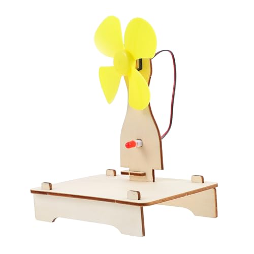 CORHAD DIY Windgenerator Wissenschaftliches Experimentierkit für Schule Selbstgebauter Windkraftgenerator Windkraft Physik Lernspielzeug für Schüler Zufällige Farbe Zufällige Farbe von CORHAD