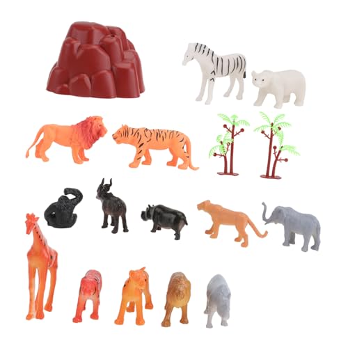 CORHAD Dekorative Tierfiguren Set Langlebig aus Sicherem Material Pädagogische Wald und Bauernhoftiere als Kinderlernspielzeug und DIY Sandtisch Schmuck für Zuhause und Kinderzimmer von CORHAD