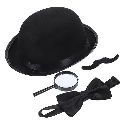 CORHAD Detektiv Mütze Lupe Schnurrbart und Fliege Cosplay kostüm Zubehör für Männer und Frauen für Kostüm Themenpartys Halloween Fördert Kreatives Rollenspiel und Logisches Denken CORHAD Detektiv Mütze Lupe Schnurrbart und Fliege Cosplay kostüm Zubehör für Männer und Frauen für Kostüm Themenpartys Halloween Fördert Kreatives Rollenspiel und Logisches Denken von CORHAD