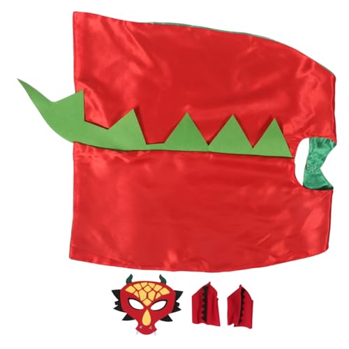 CORHAD Dinosaurier Kostüm für Kapuze und Maske Cartoon Dino Cape mit Einfachem Verschluss Vielseitig für Geburtstag Halloween Rollenspiele Jungen und Mädchen CORHAD Dinosaurier Kostüm für Kapuze und Maske Cartoon Dino Cape mit Einfachem Verschluss Vielseitig für Geburtstag Halloween Rollenspiele Jungen und Mädchen von CORHAD