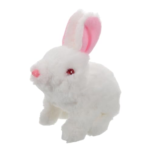 CORHAD Elektrisches Interaktives Plüschkaninchen mit LED Augen Springendes Kuscheltier für Realistisches Osterhasen Sicherer Begleiter für Kleinkinder für Junge CORHAD Elektrisches Interaktives Plüschkaninchen mit LED Augen Springendes Kuscheltier für Realistisches Osterhasen Sicherer Begleiter für Kleinkinder für Junge von CORHAD