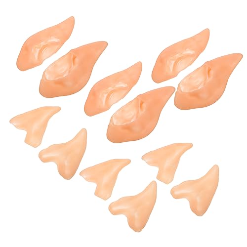 CORHAD Feen-Ohren-Set aus Vinyl 6 Paar Ohrpiercing für Halloween und Kostümpartys CORHAD Feen-Ohren-Set aus Vinyl 6 Paar Ohrpiercing für Halloween und Kostümpartys von CORHAD