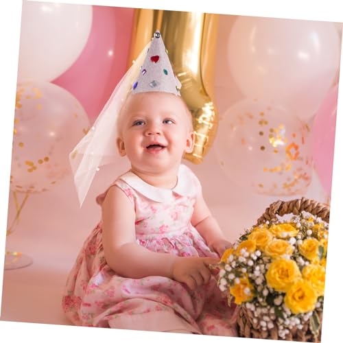 CORHAD Geburtstagsparty Mesh Papierkegelhut für Zarter Prinzessinnen Stil Rosa Leichtes Bequemes Party Accessoire für Unvergessliche Fotos und Festliche Anlässe CORHAD Geburtstagsparty Mesh Papierkegelhut für Zarter Prinzessinnen Stil Rosa Leichtes Bequemes Party Accessoire für Unvergessliche Fotos und Festliche Anlässe von CORHAD