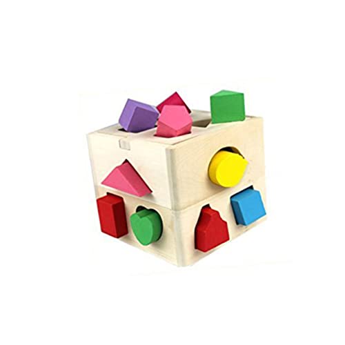 CORHAD Geometrische Holzbauklötze Set Für Kleinkinder Lernspielzeug Für Jungen Und ädchen Pädagogisches Zur Der Kreativität Und Motorik CORHAD Geometrische Holzbauklötze Set Für Kleinkinder Lernspielzeug Für Jungen Und ädchen Pädagogisches Zur Der Kreativität Und Motorik von CORHAD