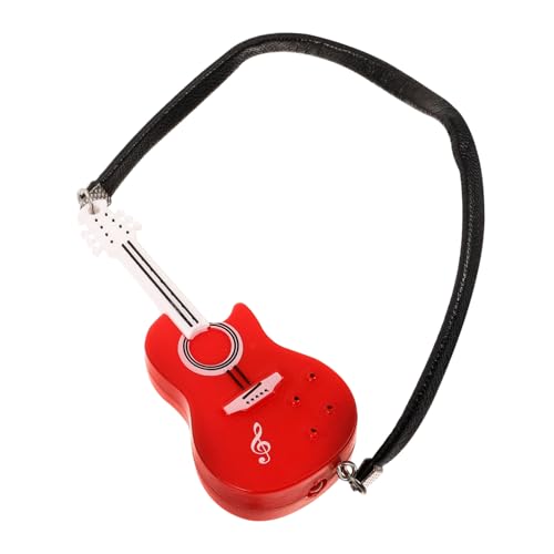 CORHAD Gitarre für Puppen Rotes Gitarrenmodell Dekoration für Puppenhaus Langlebig und Leicht für Kinderzimmer Perfektes zu Weihnachten CORHAD Gitarre für Puppen Rotes Gitarrenmodell Dekoration für Puppenhaus Langlebig und Leicht für Kinderzimmer Perfektes zu Weihnachten von CORHAD