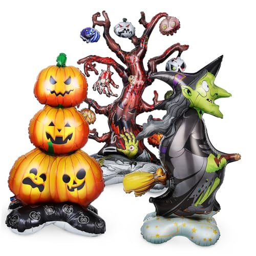 CORHAD Halloween Deko Pumpkin Halloweendeko Folienballons Partydeko Outdoor Indoor Halloween Party Zubehör CORHAD Halloween Deko Pumpkin Halloweendeko Folienballons Partydeko Outdoor Indoor Halloween Party Zubehör von CORHAD