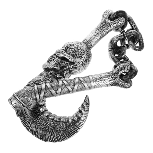 CORHAD Halloween Teufel Haken Requisite Skelett Kopf Design für Bühnenaufführungen und Maskerade Partys Robustes Material für Langlebigen Einsatz von CORHAD