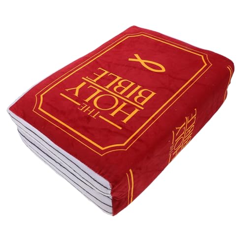 CORHAD Heilige Bibel Plüschkissen Buchförmig Kreatives Geschenk Dekoration Plüschspielzeug Für Erwachsene Interaktives Lesekissen Für Wohnzimmer Und Schlafzimmer CORHAD Heilige Bibel Plüschkissen Buchförmig Kreatives Geschenk Dekoration Plüschspielzeug Für Erwachsene Interaktives Lesekissen Für Wohnzimmer Und Schlafzimmer von CORHAD