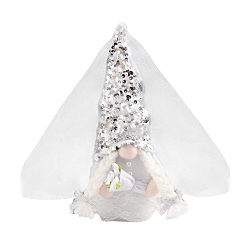 CORHAD Hochzeitsplüschpuppe Brautpaar Figur Doll Romantische Dekoration für Hochzeitstorte Wohnzimmer Büro CORHAD Hochzeitsplüschpuppe Brautpaar Figur Doll Romantische Dekoration für Hochzeitstorte Wohnzimmer Büro von CORHAD
