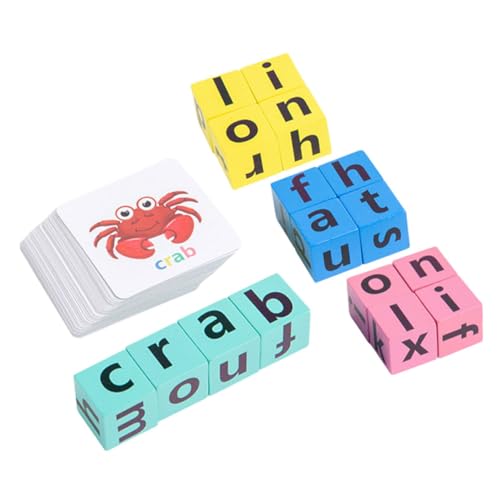 CORHAD Holz Alphabet Puzzle Pädagogisches Buchstaben Lernspiel für Sicheres Montessori zur Buchstabenerkennung und Rechtschreibförderung Eltern-Junge Mädchen Gedächtnistraining von CORHAD