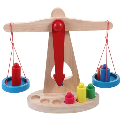 CORHAD Holz Balance DIY Montessori Lernspielzeug für Wissenschaft Experiment und Zahlenverständnis von CORHAD