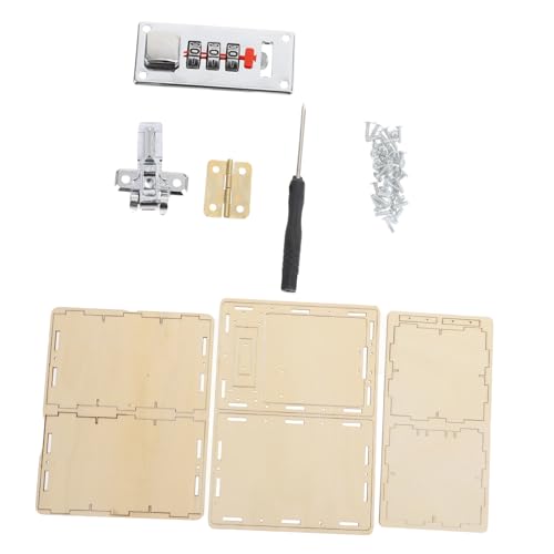 CORHAD Holz Puzzle Passwortbox DIY Mechanische Schatzkiste Lernspielzeug Fein Poliert Sicher Kreativ Geschenk für Motorische Fähigkeiten und Logisches Denken Ab Jahren von CORHAD