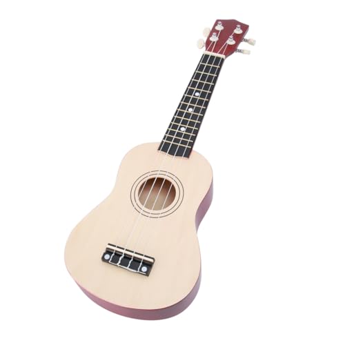 CORHAD Holz Ukulele Musikinstrument für Buntes Akustisches Gitarrenmodell Lernspielzeug für Musikförderung Ab Jahren Sicher und Langlebig von CORHAD