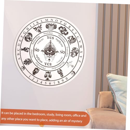 CORHAD Holz divinationstafel mit Graviertem Muster Leichtes Pendelbrett für Wahrsagung Handliche Dekoration für Zuhause Büro Meditation Geschenkidee für Spirituelle und Freunde CORHAD Holz divinationstafel mit Graviertem Muster Leichtes Pendelbrett für Wahrsagung Handliche Dekoration für Zuhause Büro Meditation Geschenkidee für Spirituelle und Freunde von CORHAD