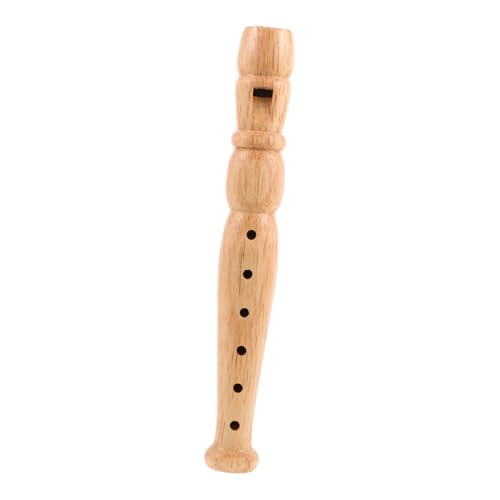 CORHAD Holzblockflöte Anfänger Flöte aus Langlebigem Holz für Grundschüler Musikalische Früherziehung mit Klarem und Einfacher Handhabung von CORHAD