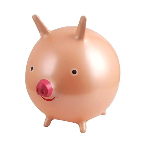 CORHAD Hüpfball Cartoon Hopping Ball Aus PVC Verstärkt Farbenfroh Für Kindergarten Fördert Balance Und Koordination Einfach Aufzublasen Perfektes Für Drinnen von CORHAD