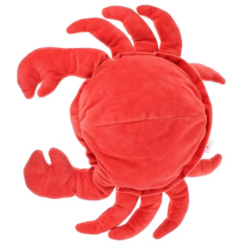 CORHAD Interaktive Krabben handpuppe aus Weichem Baumwollstoff mit Klappbarem Mund Lebensechtes Tierdesign Storytelling Eltern Junge Mädchen Spiele und Lernzentren von CORHAD