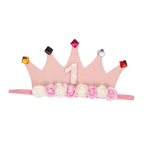 CORHAD Kindergeburtstagskrone Haarreif für Fotoshooting Niedliches Geburtstags Haaraccessoire für Mädchen Weiches Nylon Kopfband Bequem und Praktisch für Party und Cosplay CORHAD Kindergeburtstagskrone Haarreif für Fotoshooting Niedliches Geburtstags Haaraccessoire für Mädchen Weiches Nylon Kopfband Bequem und Praktisch für Party und Cosplay von CORHAD