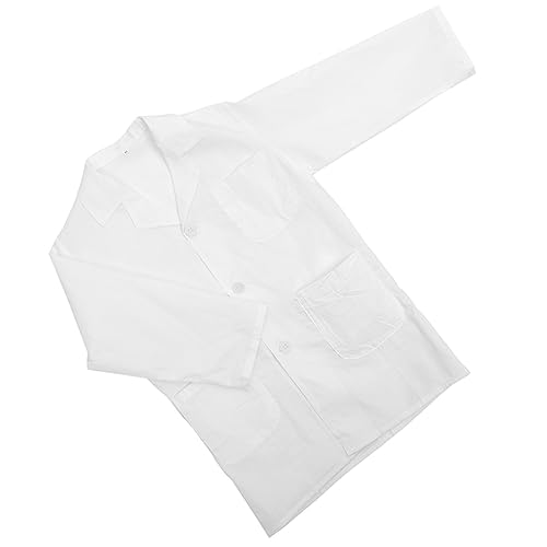 CORHAD Kinderlabormantel Weiß Unisex Wissenschaftler Kostüm für Jungen und Langarm Arztkittel Waschbarer Laborkittel für Karneval Halloween Cosplay und Schule CORHAD Kinderlabormantel Weiß Unisex Wissenschaftler Kostüm für Jungen und Langarm Arztkittel Waschbarer Laborkittel für Karneval Halloween Cosplay und Schule von CORHAD