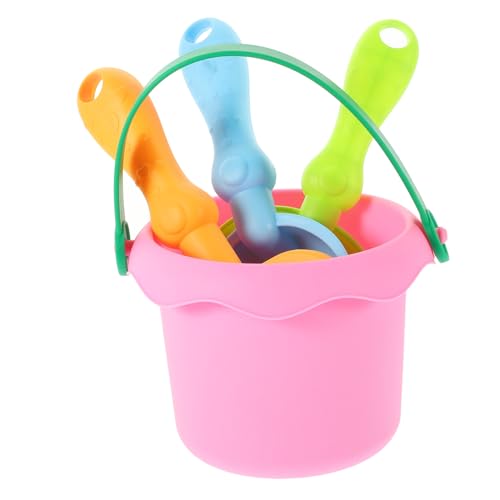CORHAD Kindersandspielzeug mit Schaufel und Eimer Leicht Kompakt Bunte Strandspielzeuge für Kreatives und Motorische für Am Meer und Sandkasten Zufällige Farbe Zufällige Farbe von CORHAD
