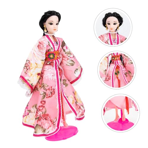 CORHAD Kleine Mädchenpuppe mit Hanfu Kleidung Bruchsicheres Weiche Oberfläche Detailreiche Chinesische Tracht zum Anziehen und Rollenspiel CORHAD Kleine Mädchenpuppe mit Hanfu Kleidung Bruchsicheres Weiche Oberfläche Detailreiche Chinesische Tracht zum Anziehen und Rollenspiel von CORHAD