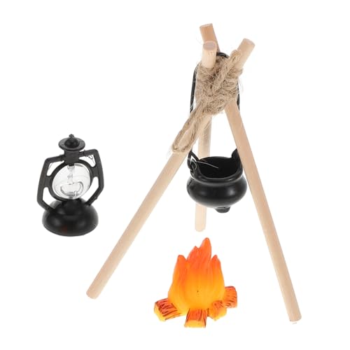 CORHAD Kochgestell Kerosinmodell Miniaturhaus Layout Lagerfeuertopf Realistische Ornamente Lagerfeuer Ornament Spielszenen Lampenhalterung Puppen Puppen Hängerequisiten CORHAD Kochgestell Kerosinmodell Miniaturhaus Layout Lagerfeuertopf Realistische Ornamente Lagerfeuer Ornament Spielszenen Lampenhalterung Puppen Puppen Hängerequisiten von CORHAD