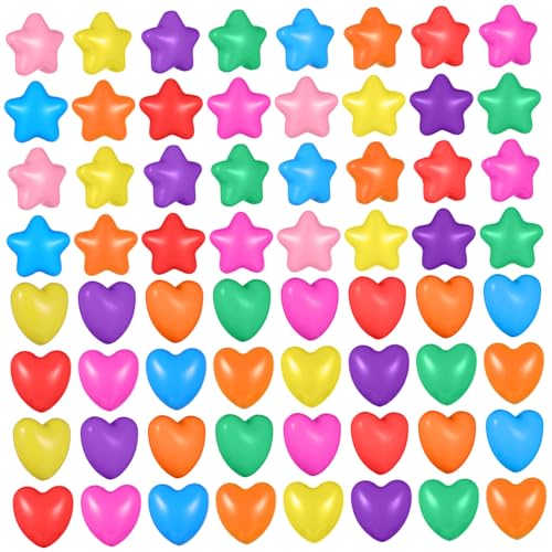 CORHAD Herzförmiger 100 Stück Sternform Grube Kinder-schwimmspielzeug Pädagogisches Schwimmbecken Für Partyspielzeug CORHAD Herzförmiger 100 Stück Sternform Grube Kinder-schwimmspielzeug Pädagogisches Schwimmbecken Für Partyspielzeug von CORHAD