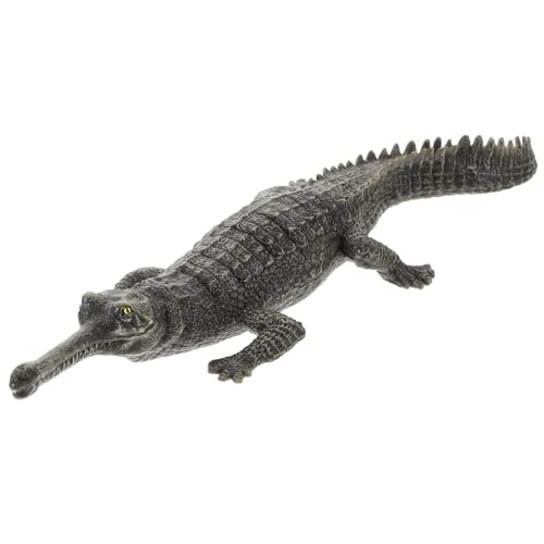 CORHAD Krokodilornament Realistische Krokodilmodelle Gefälschte Krokodilmodelle Modellkrokodil Gefälschtes Tiermodell Kleine Krokodilstatue Simulationstierfigur Simuliertes von CORHAD