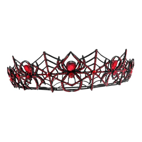 CORHAD Kronen Haar Accessoire Halloween Königin Accessoires Für Frauen Cosplay Party Stirnband Cosplay Haarreifen Haar Accessoires Geburtstagskrone Für Männer Halloween von CORHAD