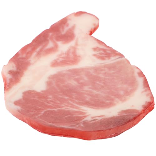 CORHAD Lebensechte Künstliche Rindfleischscheiben aus PVC Dekorative Fake Beef Requisite für Küchen Restaurants Partys und Kinderspiel Realistische Fleischattrappe mit Detailgetreuer CORHAD Lebensechte Künstliche Rindfleischscheiben aus PVC Dekorative Fake Beef Requisite für Küchen Restaurants Partys und Kinderspiel Realistische Fleischattrappe mit Detailgetreuer von CORHAD