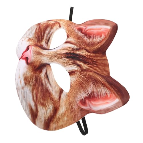 CORHAD Leichte Katzenmaske Halbgesichts Masquerade Tierkostüm für Damen und Herren Komfortabel und Wiederverwendbar für Halloween und Karnevalspartys CORHAD Leichte Katzenmaske Halbgesichts Masquerade Tierkostüm für Damen und Herren Komfortabel und Wiederverwendbar für Halloween und Karnevalspartys von CORHAD