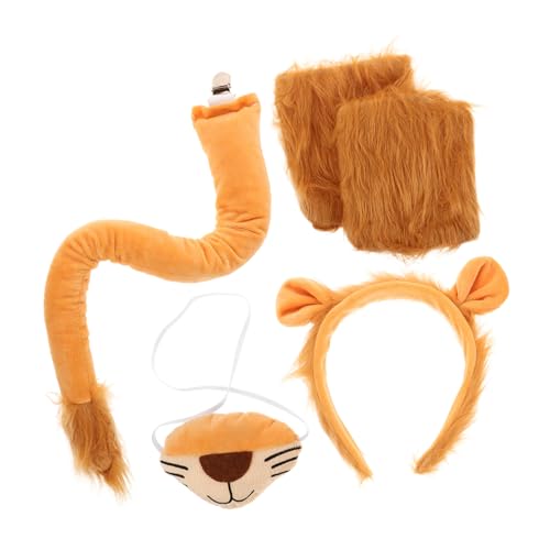 CORHAD Löwenkostüm Accessoires Flauschiges Tierkostüm Stirnband Leichte Party Requisite für Geburtstagsfeiern Karneval und Cosplay Bequem und Kreativ für Festliche Anlässe CORHAD Löwenkostüm Accessoires Flauschiges Tierkostüm Stirnband Leichte Party Requisite für Geburtstagsfeiern Karneval und Cosplay Bequem und Kreativ für Festliche Anlässe von CORHAD