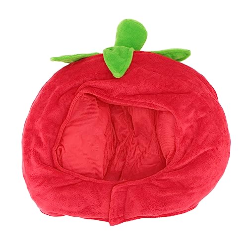 CORHAD Lustige Tomaten Kopfbedeckung Cartoon Obst Hut für Karneval Party Kostüm Erwachsene Cosplay Zubehör für Halloween Geburtstagsfeier Bühnenauftritte CORHAD Lustige Tomaten Kopfbedeckung Cartoon Obst Hut für Karneval Party Kostüm Erwachsene Cosplay Zubehör für Halloween Geburtstagsfeier Bühnenauftritte von CORHAD
