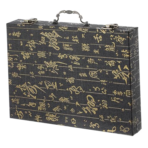 CORHAD Mahjong Aufbewahrungsbox aus Holz Tragbare Elegante Lagerlösung mit Einzigartigem Design für Mahjong und Schach für Reisen und Haushaltsnutzung CORHAD Mahjong Aufbewahrungsbox aus Holz Tragbare Elegante Lagerlösung mit Einzigartigem Design für Mahjong und Schach für Reisen und Haushaltsnutzung von CORHAD