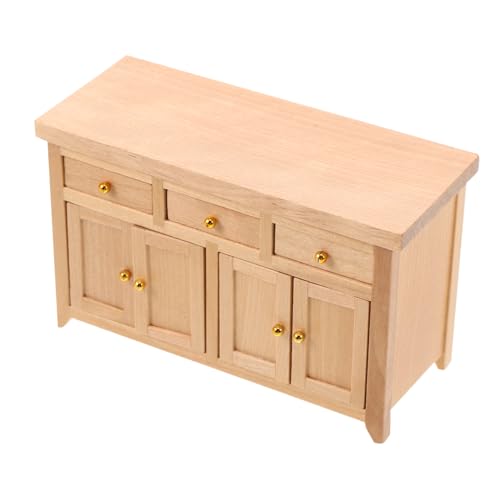 CORHAD Maßstab Holz Unlackiert Miniatur Möbel Aufbewahrungsschrank für Wohnzimmer Küche Detailgetreues Puppenhaus Zubehör aus Birkenholz Teilig CORHAD Maßstab Holz Unlackiert Miniatur Möbel Aufbewahrungsschrank für Wohnzimmer Küche Detailgetreues Puppenhaus Zubehör aus Birkenholz Teilig von CORHAD