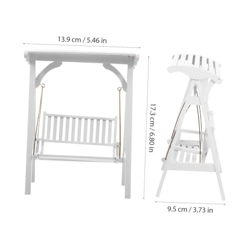 CORHAD Maßstab Langlebige Dekorative Mini Schaukel Figur für Kinderzimmer DIY Mikro Landschaft Vielseitiges Puppenhaus Zubehör und Gartenornament CORHAD Maßstab Langlebige Dekorative Mini Schaukel Figur für Kinderzimmer DIY Mikro Landschaft Vielseitiges Puppenhaus Zubehör und Gartenornament von CORHAD