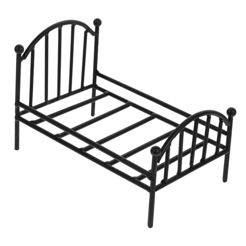 CORHAD Metallbettgestell für Puppenhaus Winziges Möbelmodell für Kreative Kinderzimmer Dekoration und Accessoires Puppen CORHAD Metallbettgestell für Puppenhaus Winziges Möbelmodell für Kreative Kinderzimmer Dekoration und Accessoires Puppen von CORHAD