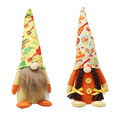 CORHAD Mexikanischer Karneval Thema Party Dekorationen 2 Stück Puppen Home Fenster Display Requisiten Jungen Und Mädchen Spielzeug von CORHAD
