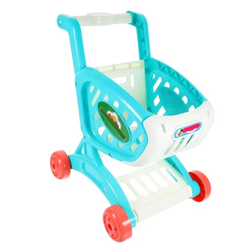 CORHAD Mini Einkaufswagen aus Robustem Simulierter Trolley für Pädagogisches Rollenspiel Kreativität Hand Auge Koordination und Unabhängigkeit für Jungen und Mädchen von CORHAD