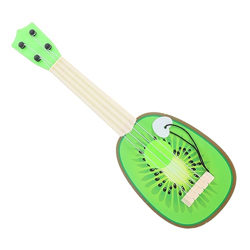 CORHAD Mini Gitarrenmodell aus Plastik Simulierte Ukulele für Deko für Hawaiianische Partys und Foto Requisiten Leicht und Tragbar Fruchtiges Design von CORHAD