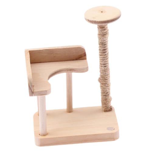 CORHAD Miniatur Holz Katzenklettergerüst Modell Kleines Puppenhaus Kletterwand Dekoratives Mini Holz Katzenhaus für DIY Puppenmöbel Realistisches Miniatur Katzenklettergerüst Zubehör CORHAD Miniatur Holz Katzenklettergerüst Modell Kleines Puppenhaus Kletterwand Dekoratives Mini Holz Katzenhaus für DIY Puppenmöbel Realistisches Miniatur Katzenklettergerüst Zubehör von CORHAD