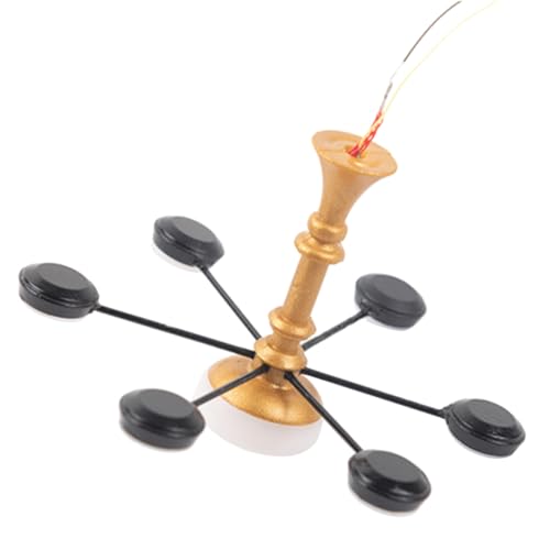 CORHAD Miniatur Kronleuchter Pendelleuchte Modell Miniatur deckenleuchte mit Warmweißem Licht Geeignet für Puppenhaus Mikro Landschaft DIY Sandkasten Dekoration Einfache Installation CORHAD Miniatur Kronleuchter Pendelleuchte Modell Miniatur deckenleuchte mit Warmweißem Licht Geeignet für Puppenhaus Mikro Landschaft DIY Sandkasten Dekoration Einfache Installation von CORHAD