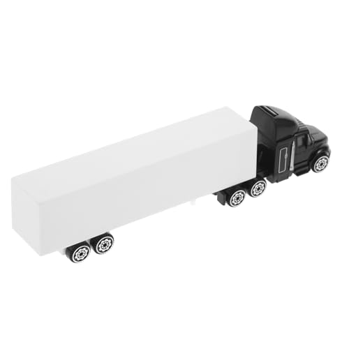 CORHAD Miniatur Modell LKW aus Robustem Metalllegierung Amerikanischer Stil Dekoratives Sammlerstück und Spielzeugauto für Schreibtisch und Heimdekoration Kleines Containerfahrzeug in von CORHAD