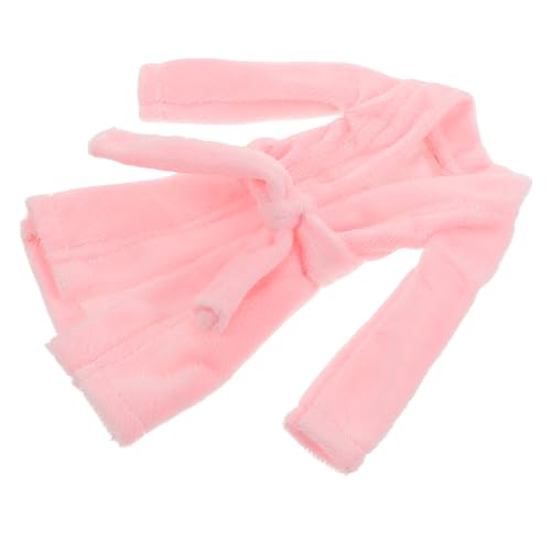 CORHAD Miniatur Puppenbademantel aus Weichem Atmungsaktives Puppenkleidung Outfit Waschbarer Mini Bademantel Accessoire für Puppen Stilvolle Schlafanzug Ergänzung für Puppenliebhaber von CORHAD