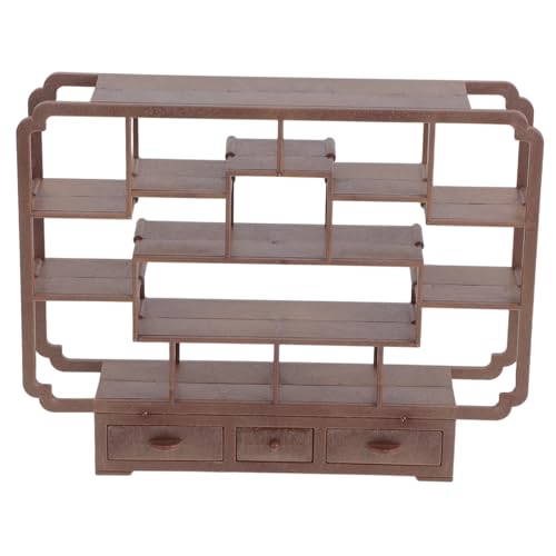 CORHAD Puppenhaus Kleinkinder Spielzeug Mini Bücherregal Zubehör Rack Kunststoff Miniatur Wohnzimmer CORHAD Puppenhaus Kleinkinder Spielzeug Mini Bücherregal Zubehör Rack Kunststoff Miniatur Wohnzimmer von CORHAD