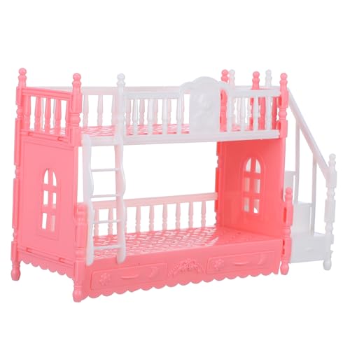CORHAD Miniatur Puppenhaus Doppelstockbett Stabiles Puppenbett mit Realistischer Form Puppenhaus Dekoration für Mädchen Vielseitiges Mini Haus Zubehör Langlebiges Puppenmöbel für Spiel CORHAD Miniatur Puppenhaus Doppelstockbett Stabiles Puppenbett mit Realistischer Form Puppenhaus Dekoration für Mädchen Vielseitiges Mini Haus Zubehör Langlebiges Puppenmöbel für Spiel von CORHAD