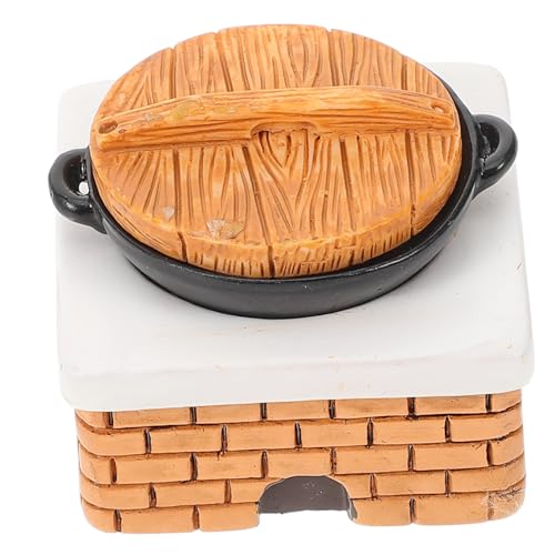CORHAD Miniatur Puppenhaus Küchen Realistischem Topf Deckel und Herd Handgefertigte Puppenmöbel Detailgetreues Miniaturtopfset für Kreative Rollenspiele und Puppenhaus Dekoration CORHAD Miniatur Puppenhaus Küchen Realistischem Topf Deckel und Herd Handgefertigte Puppenmöbel Detailgetreues Miniaturtopfset für Kreative Rollenspiele und Puppenhaus Dekoration von CORHAD