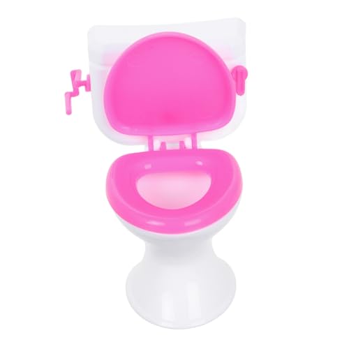 CORHAD Miniatur Puppenhaus Toilette Weiß Kunststoff Feine Verarbeitung Langlebiges Badezimmer Zubehör für Puppenhaus Dekoration und Glatte Oberfläche für Puppenzimmer CORHAD Miniatur Puppenhaus Toilette Weiß Kunststoff Feine Verarbeitung Langlebiges Badezimmer Zubehör für Puppenhaus Dekoration und Glatte Oberfläche für Puppenzimmer von CORHAD