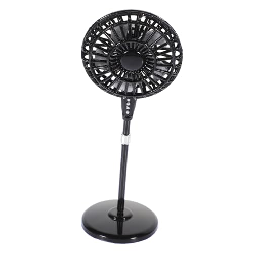 CORHAD Miniatur Puppenhaus aus Robustem Zinklegierung Elektrischer Miniaturventilator als Puppenhaus Dekoration und Fördert Kreativität und Manuelle Fähigkeiten bei Kindern Schwarz CORHAD Miniatur Puppenhaus aus Robustem Zinklegierung Elektrischer Miniaturventilator als Puppenhaus Dekoration und Fördert Kreativität und Manuelle Fähigkeiten bei Kindern Schwarz von CORHAD