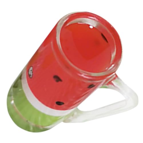 CORHAD Miniatur Simulation Getränke Modell Puppenhaus Mini Wassermelone Saft Getränke Puppen Getränke Szene Layout Prop von CORHAD